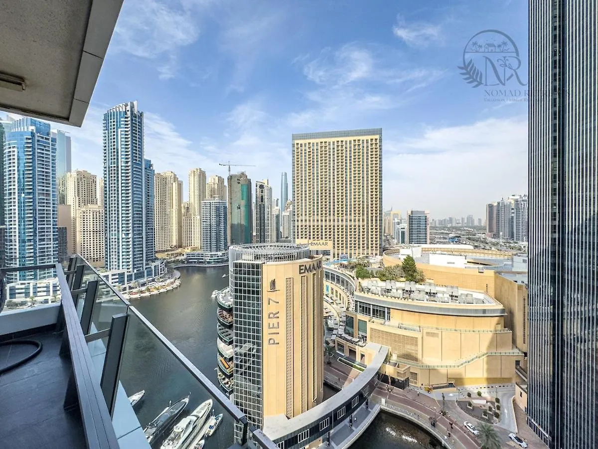 Apartment Nomad Retreats- Silverene Tower Marina View Dubai