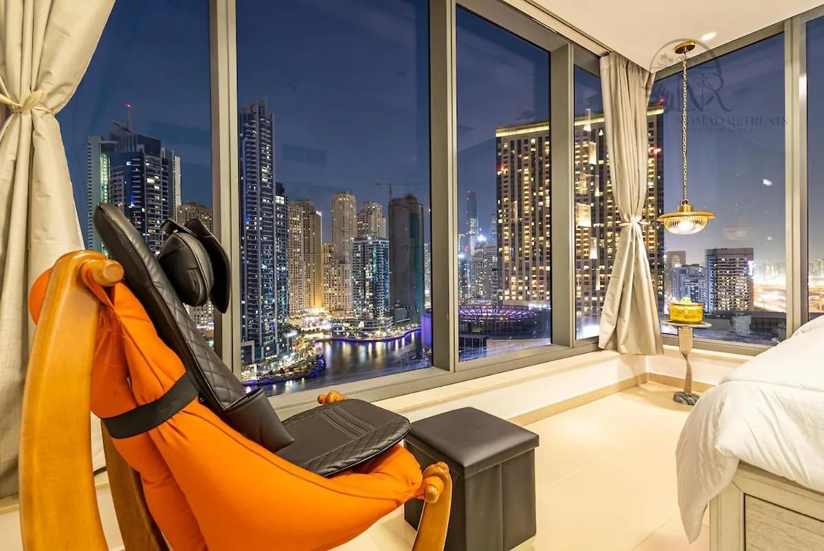 Nomad Retreats- Silverene Tower Marina View Dubai Apartment