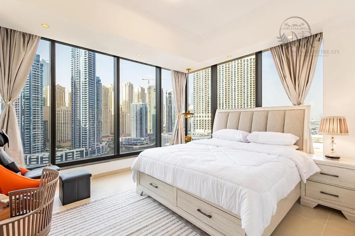 Nomad Retreats- Silverene Tower Marina View Dubai Apartment